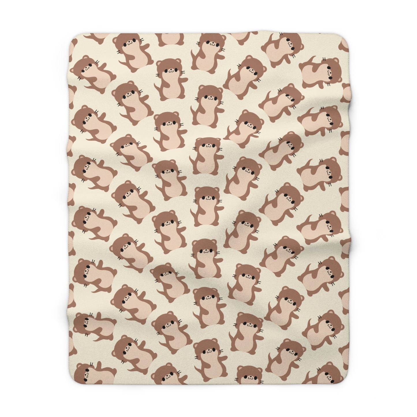 Otter Cozy Fleece Blanket