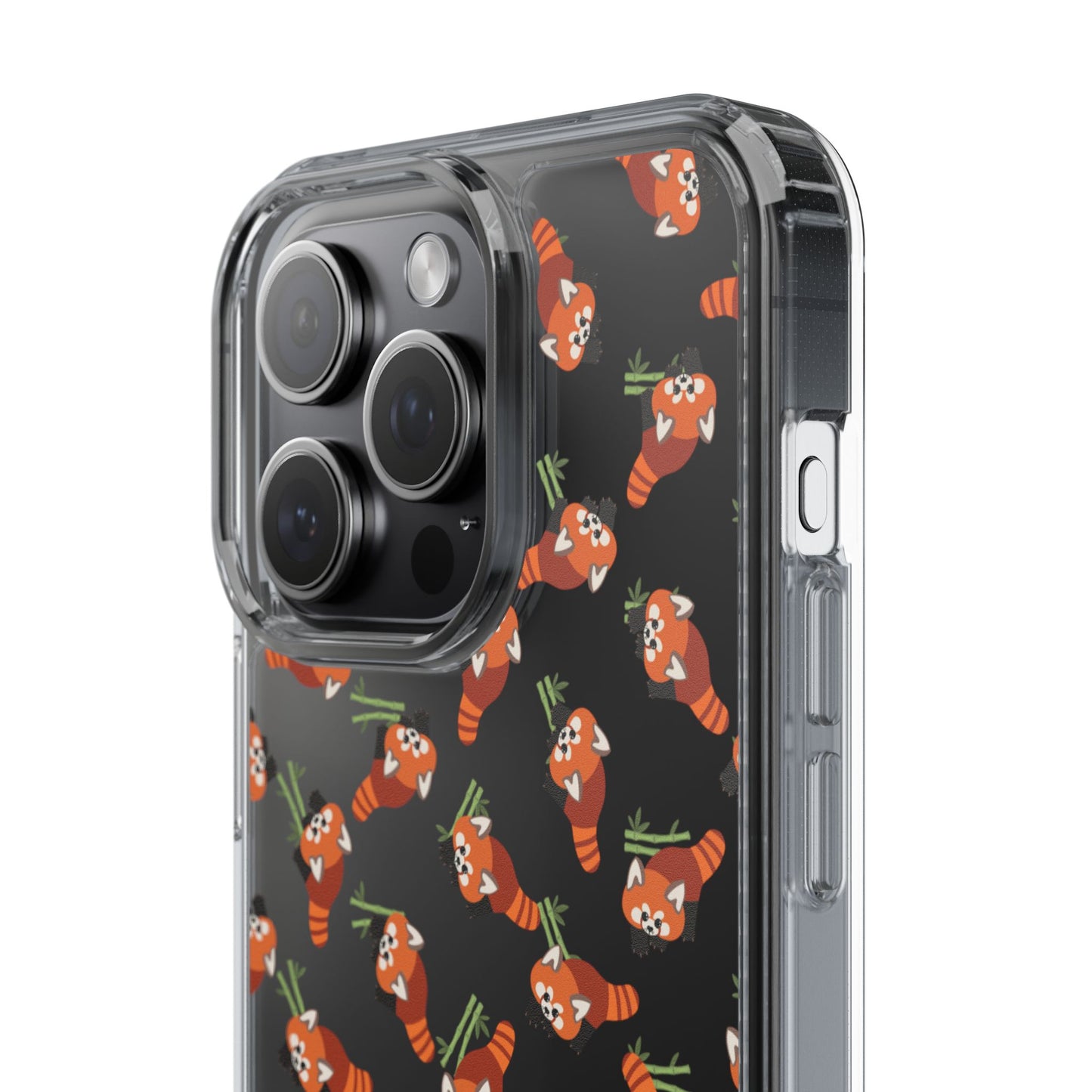 Red Panda Clear Phone Case