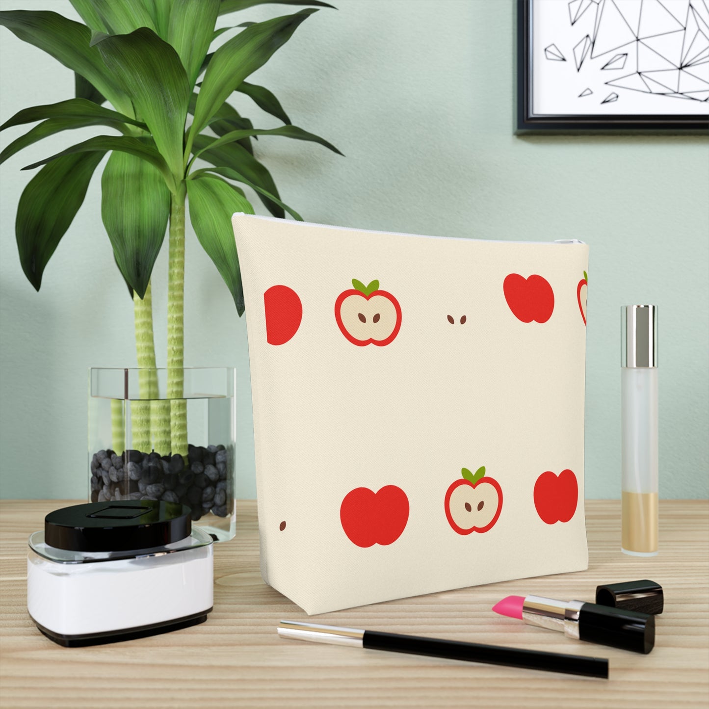 Apple Cosmetic Bag