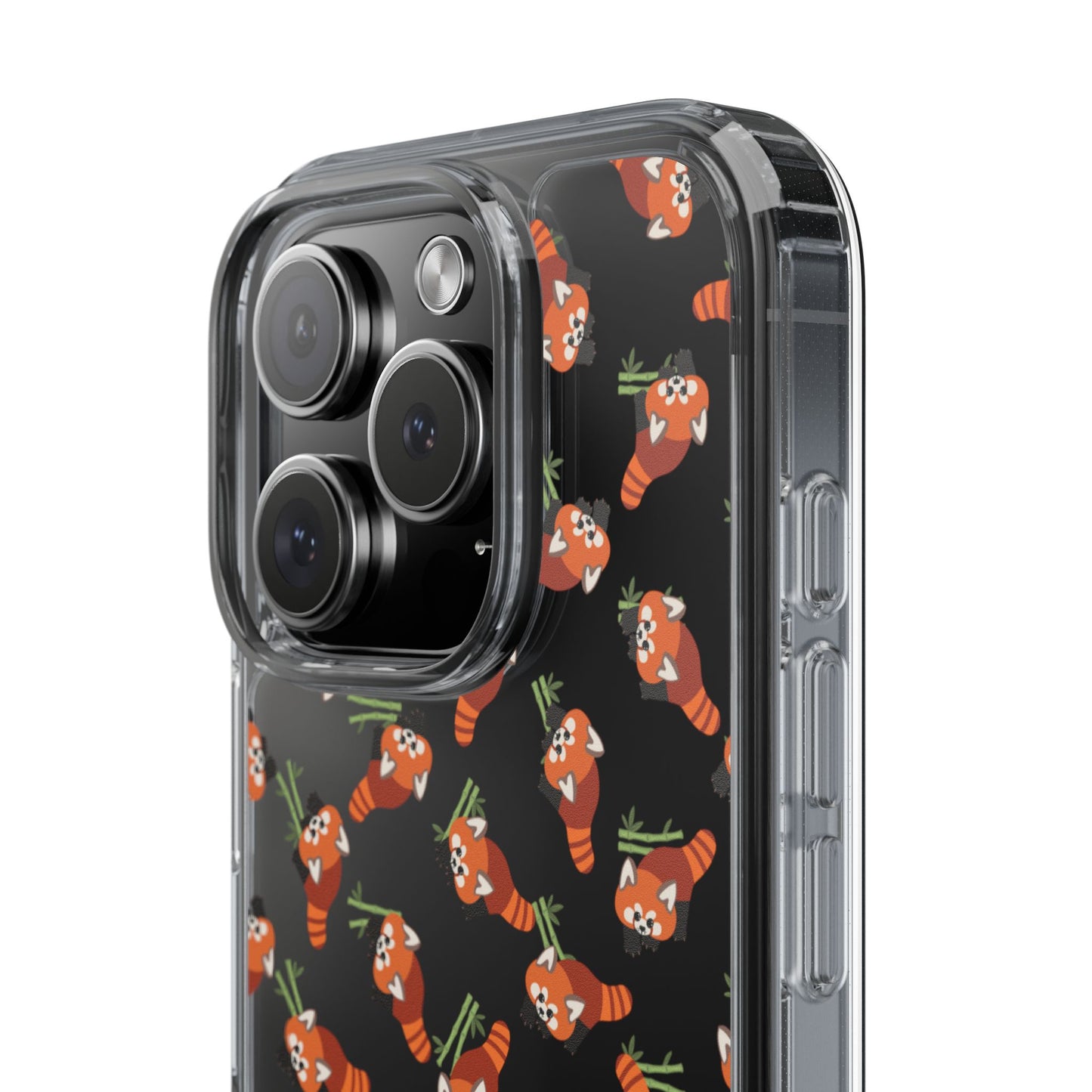 Red Panda Clear Phone Case