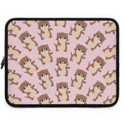 Baby Pink Otter Laptop Sleeve