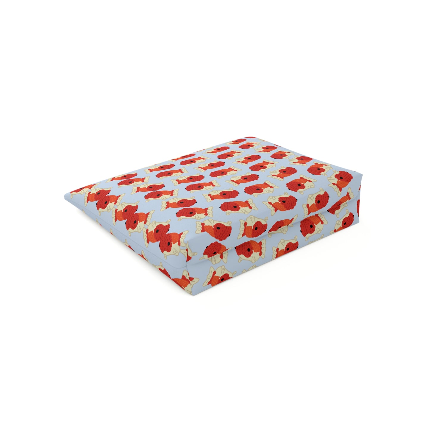 Baby Blue Chubby Goldfish Cosmetic Bag