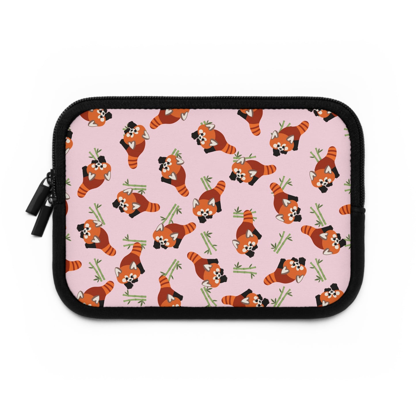 Baby Pink Red Panda Laptop Sleeve