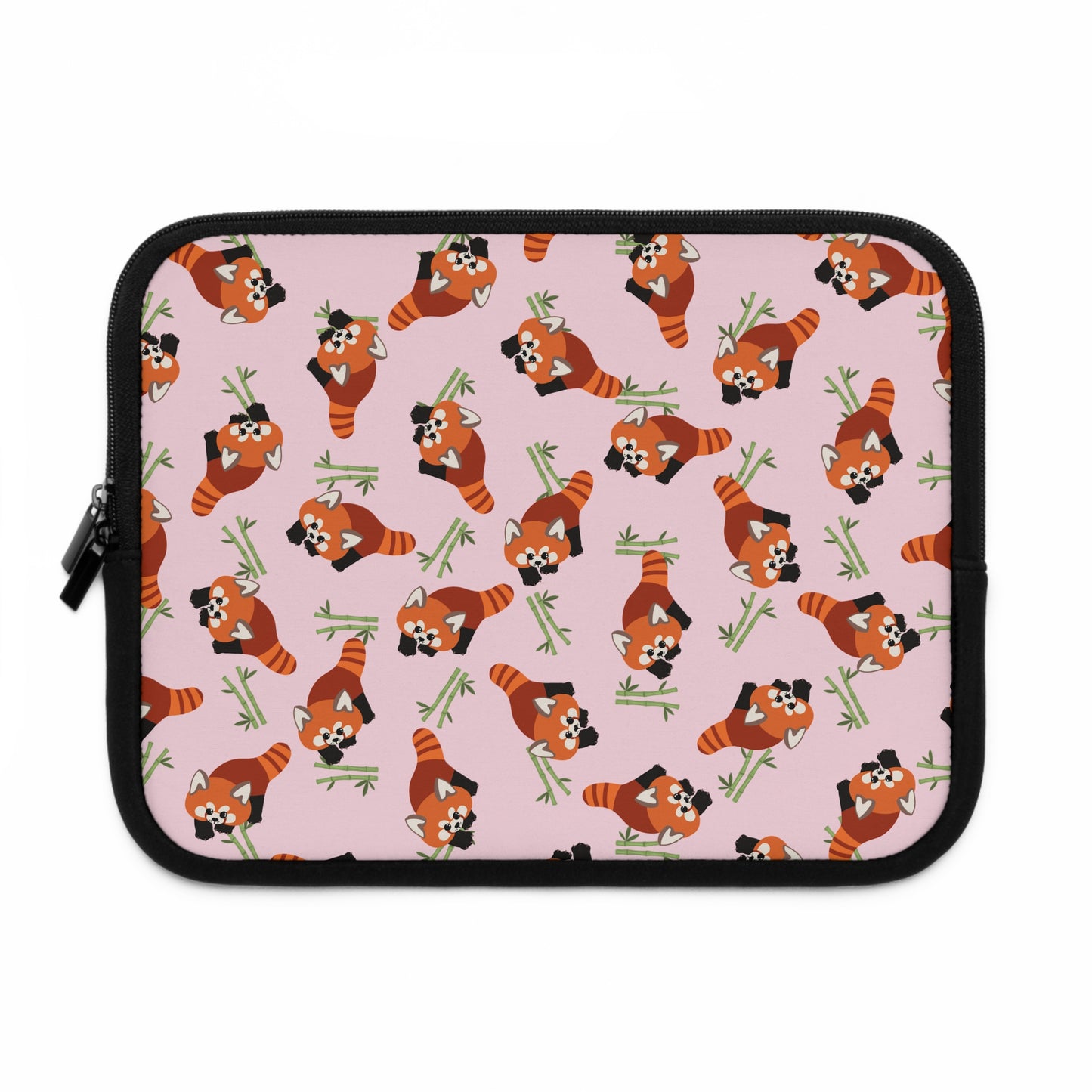 Baby Pink Red Panda Laptop Sleeve