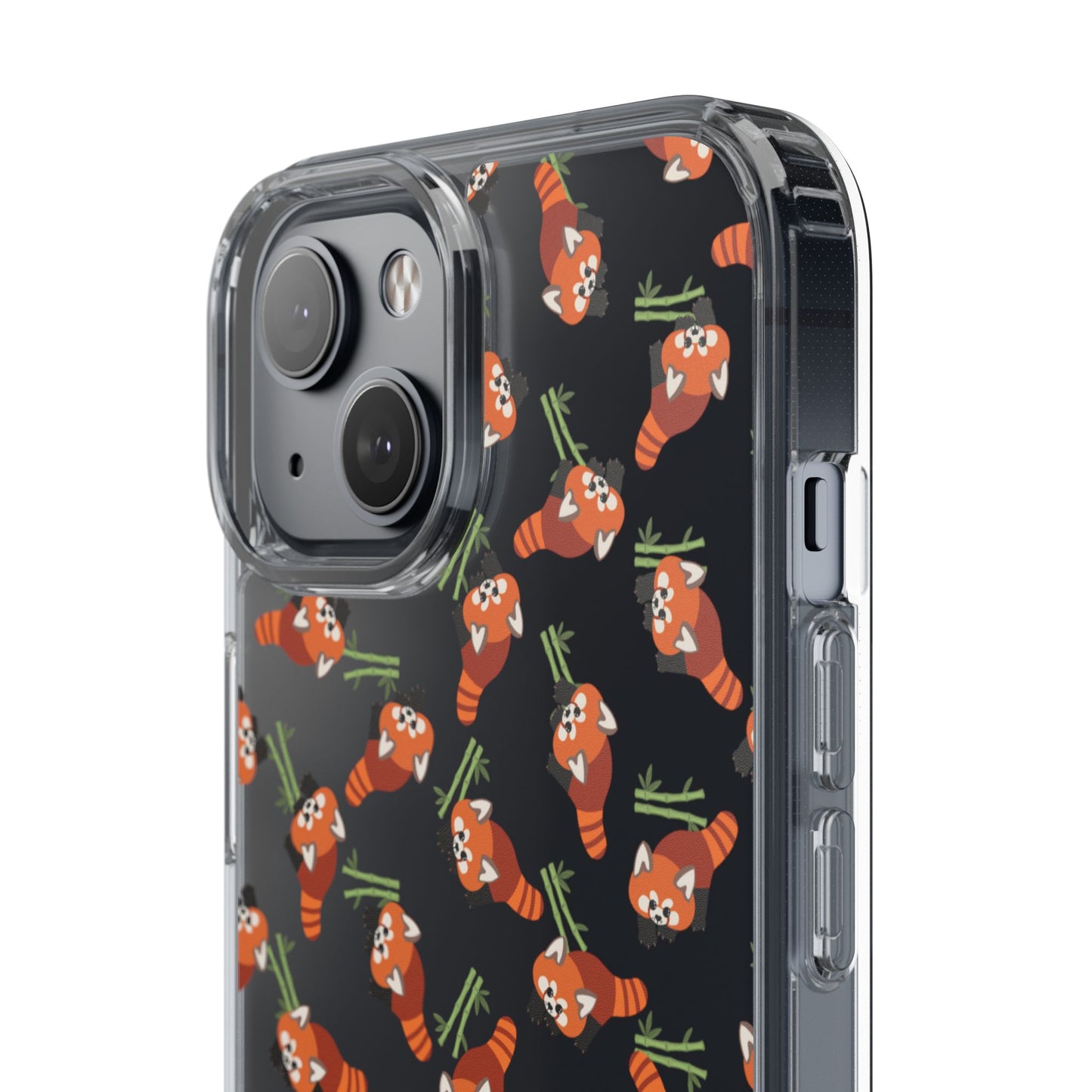 Red Panda Clear Phone Case