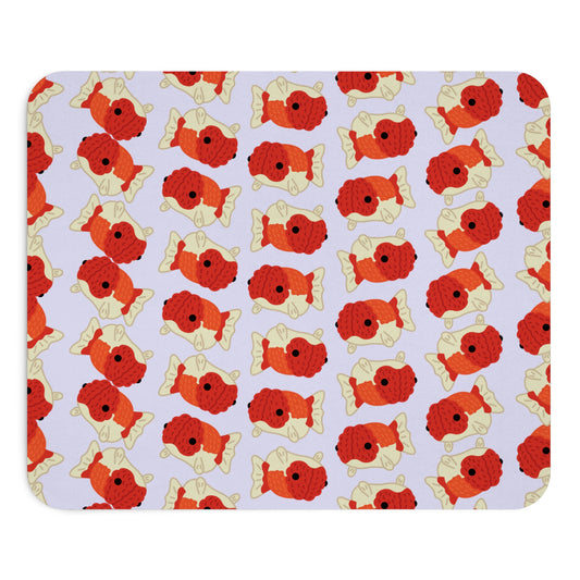 Lavender Chubby Goldfish Mouse Pad