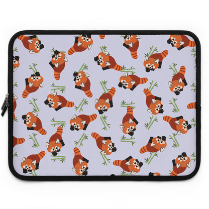Lavender Red Panda Laptop Sleeve