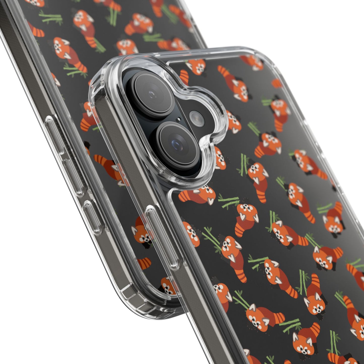 Red Panda Clear Phone Case