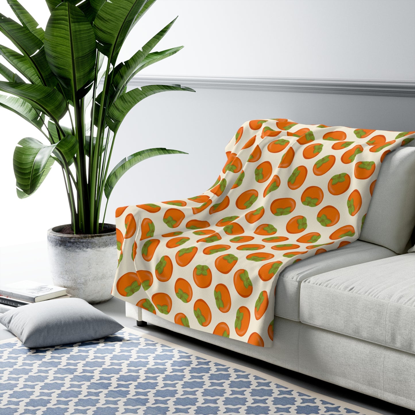 Persimmon Cozy Fleece Blanket